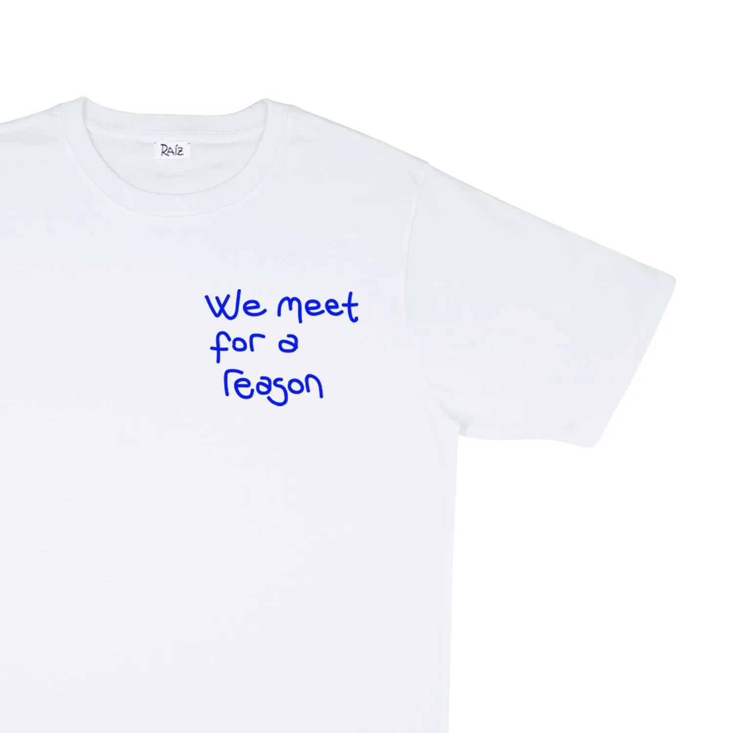 Reason T-Shirt White sold by Ivalo.com product image thumbnail 3