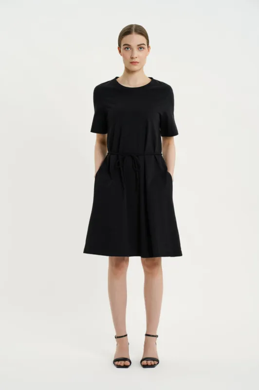 Ofelia Organic Cotton Dress Black sold by Ivalo.com