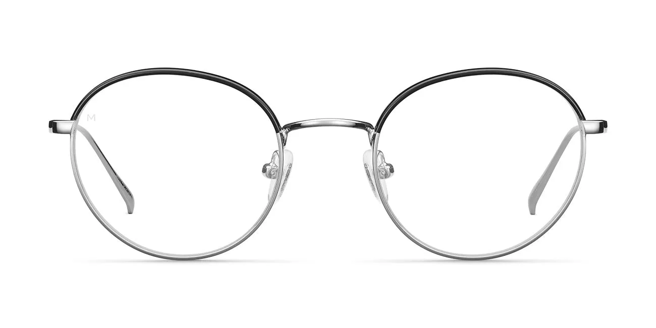 Bluelight Glasses Yuda Silver Black sold by Ivalo.com