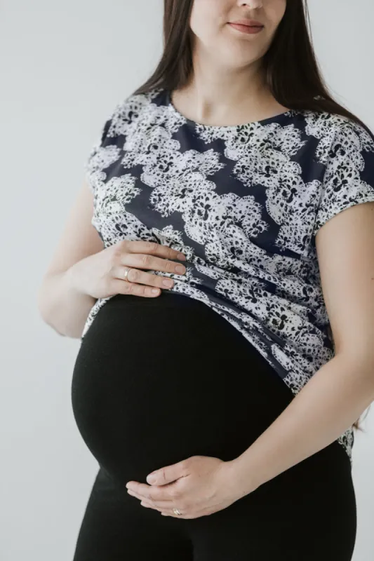 Maternity Leggings Black Bamboo sold by Ivalo.com