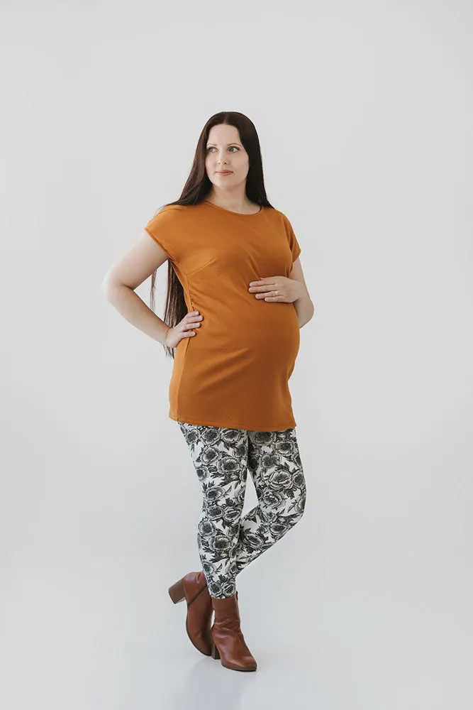 Cap Sleeve Maternity Tunic Ochre sold by Ivalo.com product image thumbnail 2