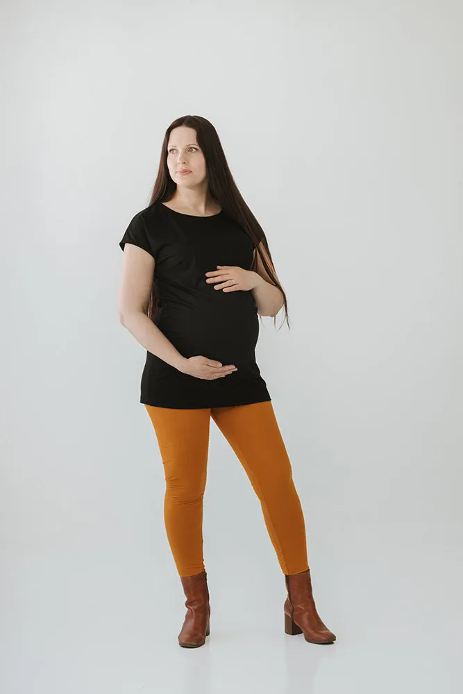 Cap Sleeve Maternity Tunic Black sold by Ivalo.com product image thumbnail 2