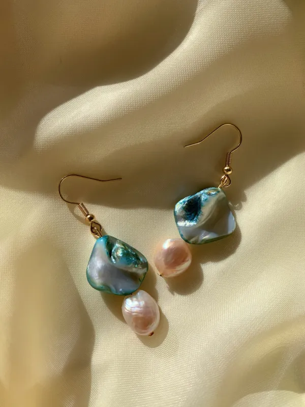 Waves Aqua Earrings sold by Ivalo.com