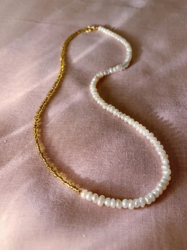 Sparkles Pearls Necklace sold by Ivalo.com