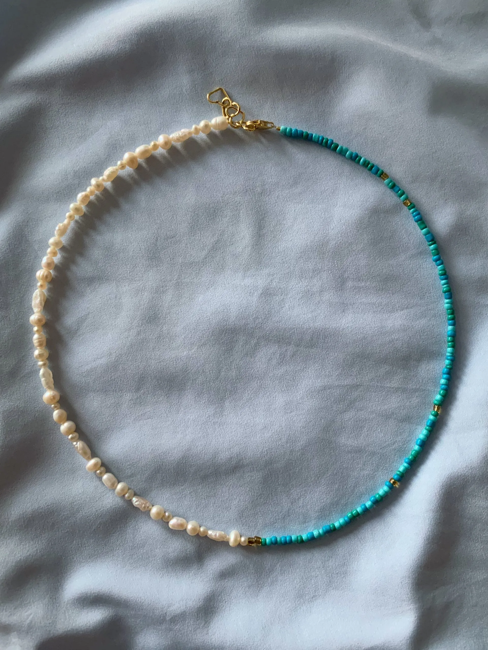 Teal Pearl Necklace sold by Ivalo.com