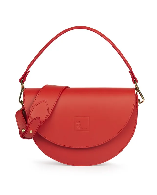 Leandra Saddle Bag Red sold by Ivalo.com
