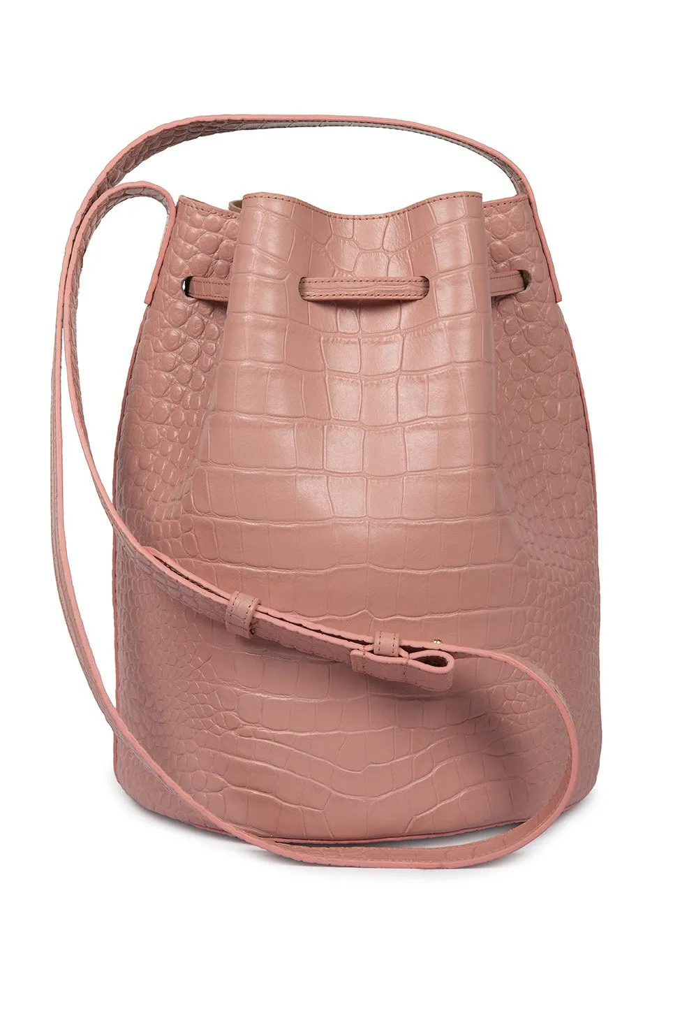Leandra Bucket Bag Croco Soft Pink sold by Ivalo.com product image thumbnail 3