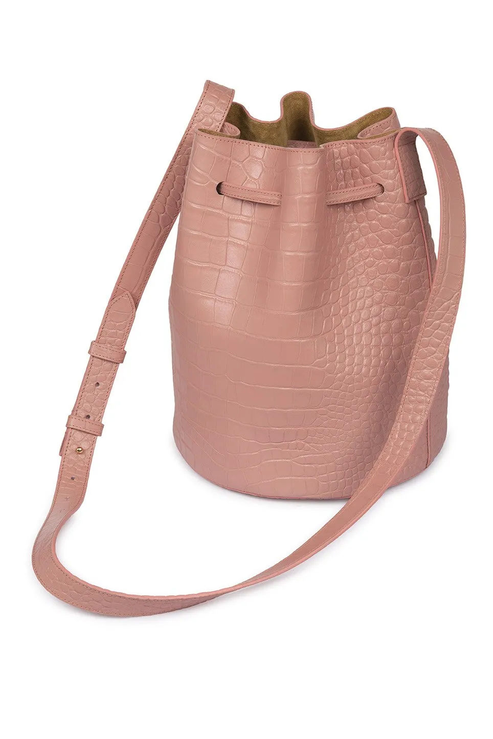 Leandra Bucket Bag Croco Soft Pink sold by Ivalo.com product image thumbnail 4