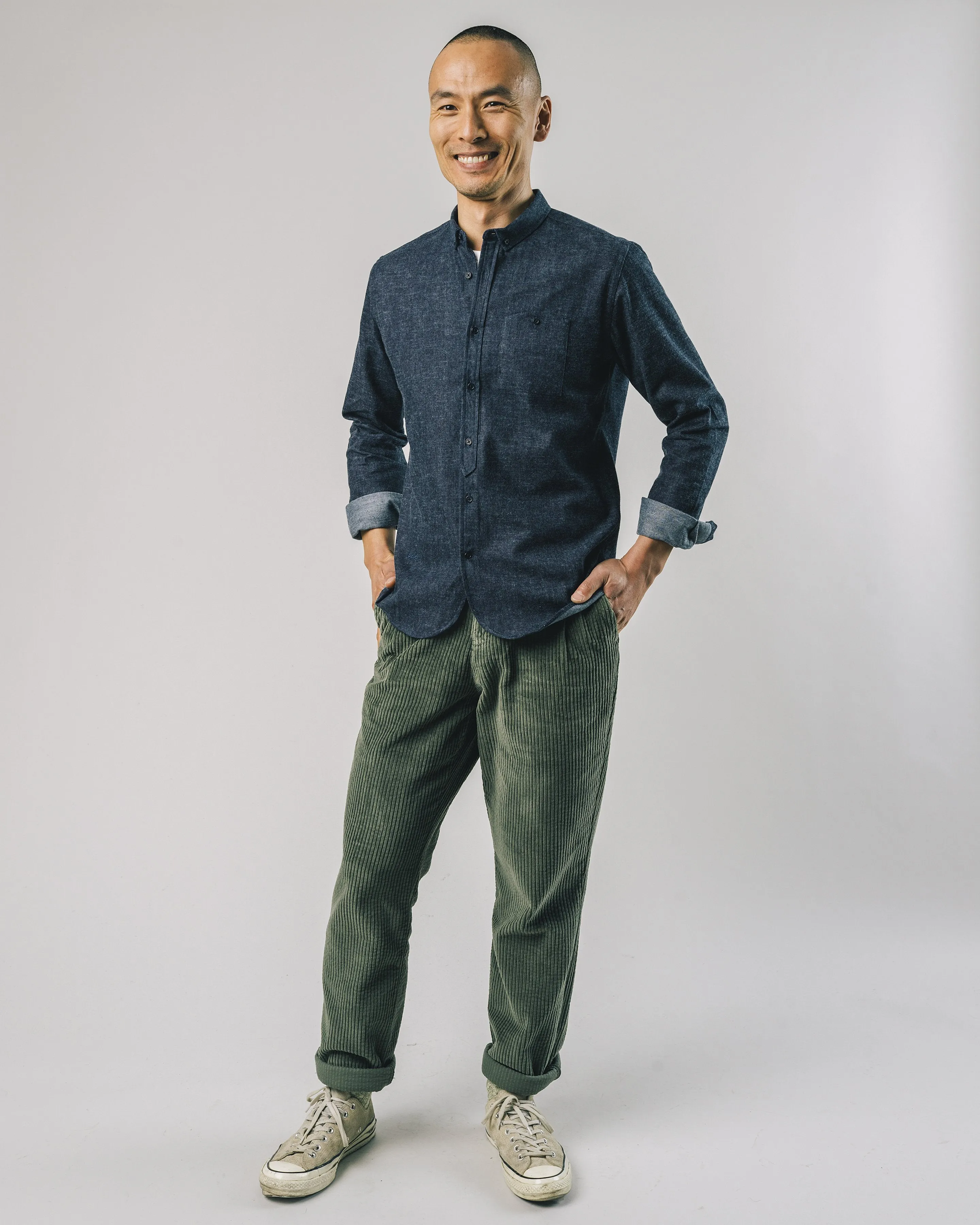 Corduroy Chino Pant Stone Green sold by Ivalo.com product image thumbnail 2