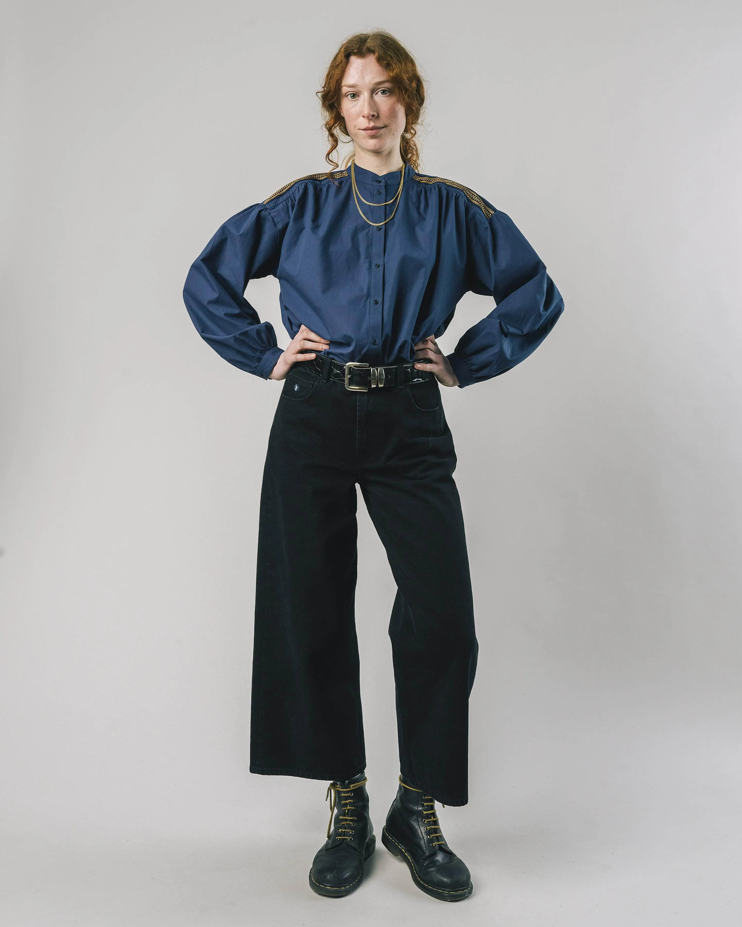 Ribbon Boho Blouse Navy sold by Ivalo.com product image thumbnail 2