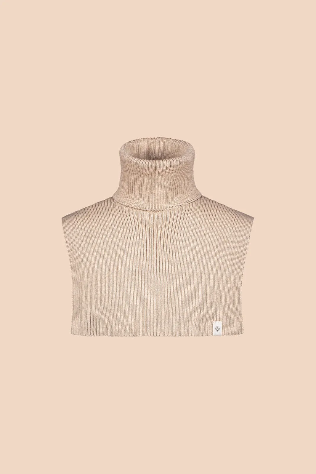 Rib Neck Warmer Light Sand sold by Ivalo.com