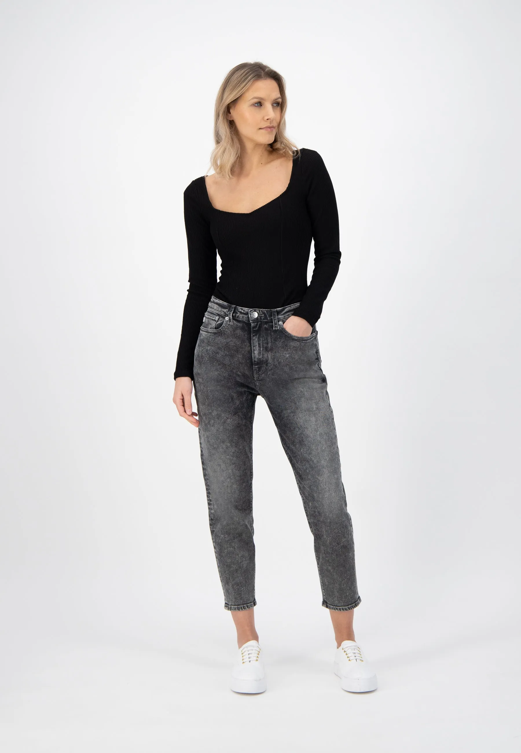 Mams Stretch Tapered Jeans Heavy Stone Black sold by Ivalo.com
