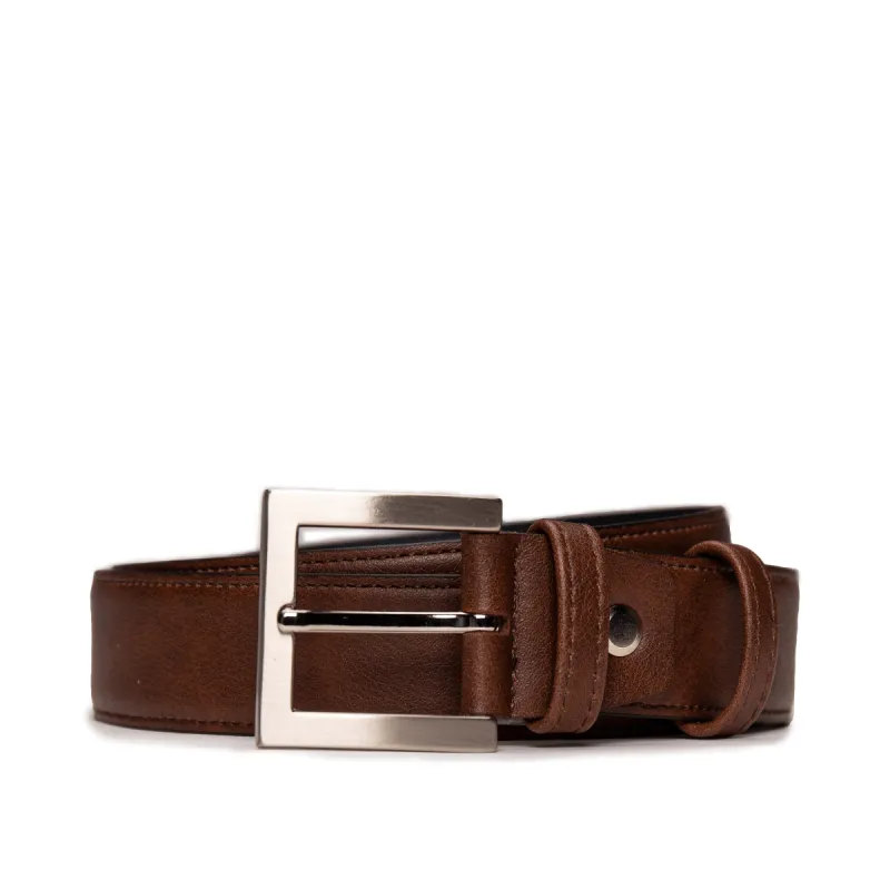 NAE Bruc Microfiber Men’s Brown Vegan Belt sold by Ivalo.com