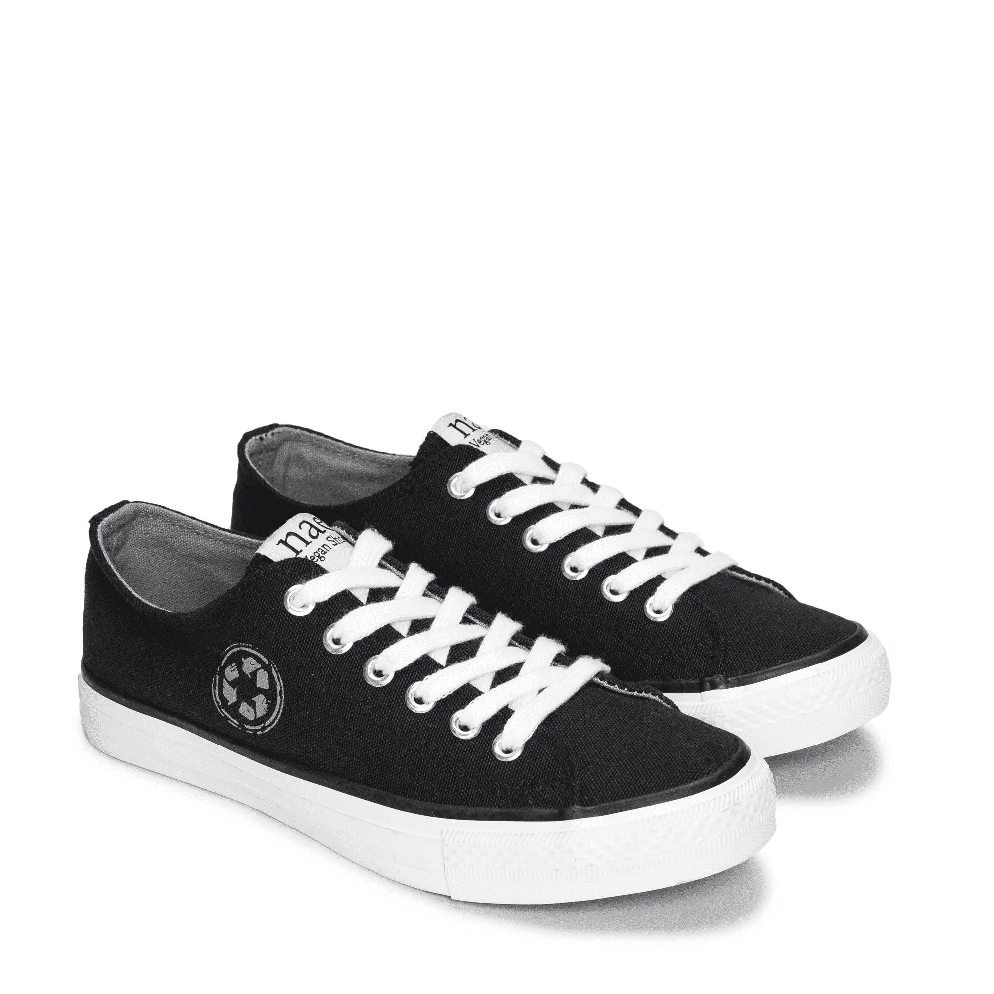 Reclaim Black Unisex Low Top Vegan Sneakers sold by Ivalo.com product image thumbnail 3