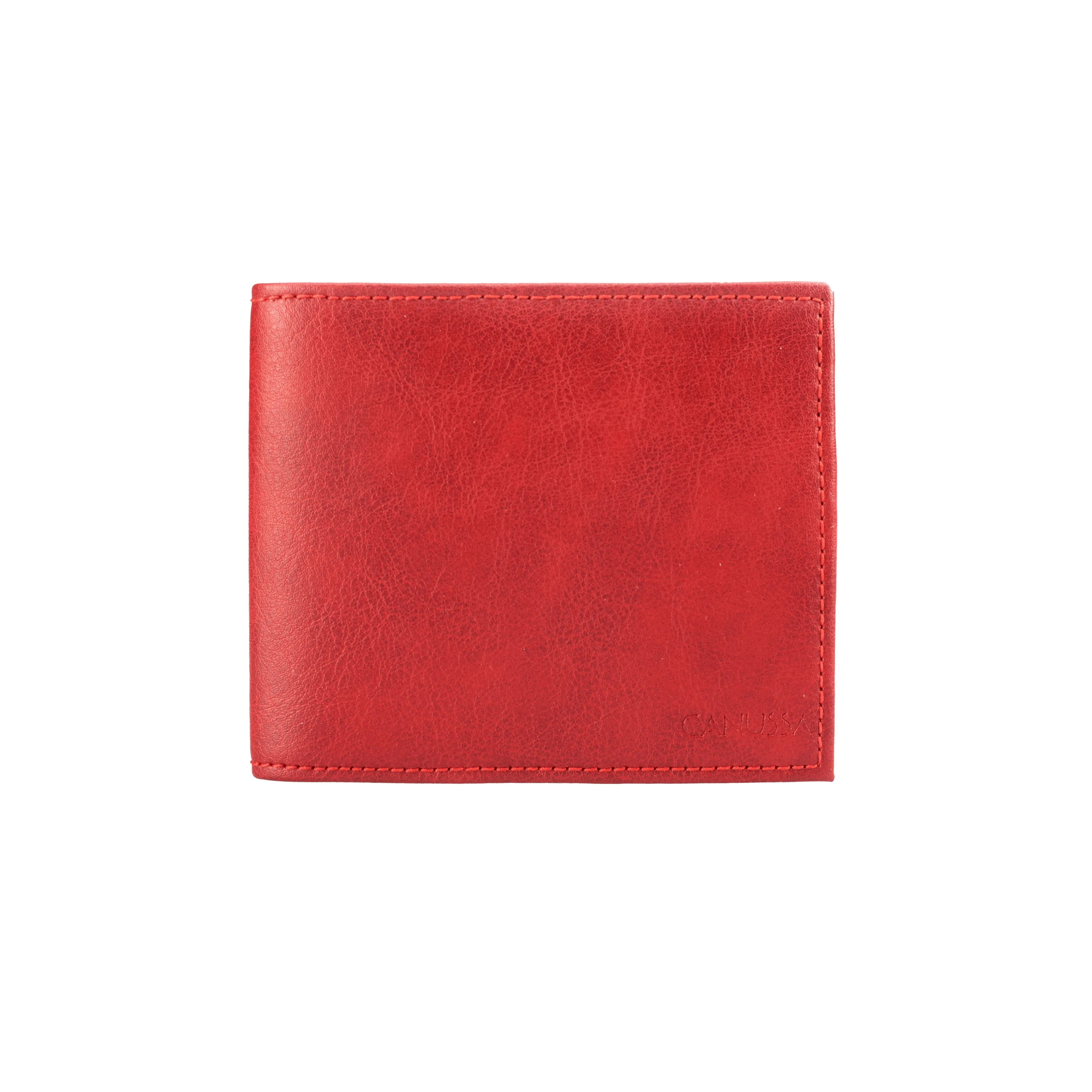 Slim Vegan Wallet Red sold by Ivalo.com