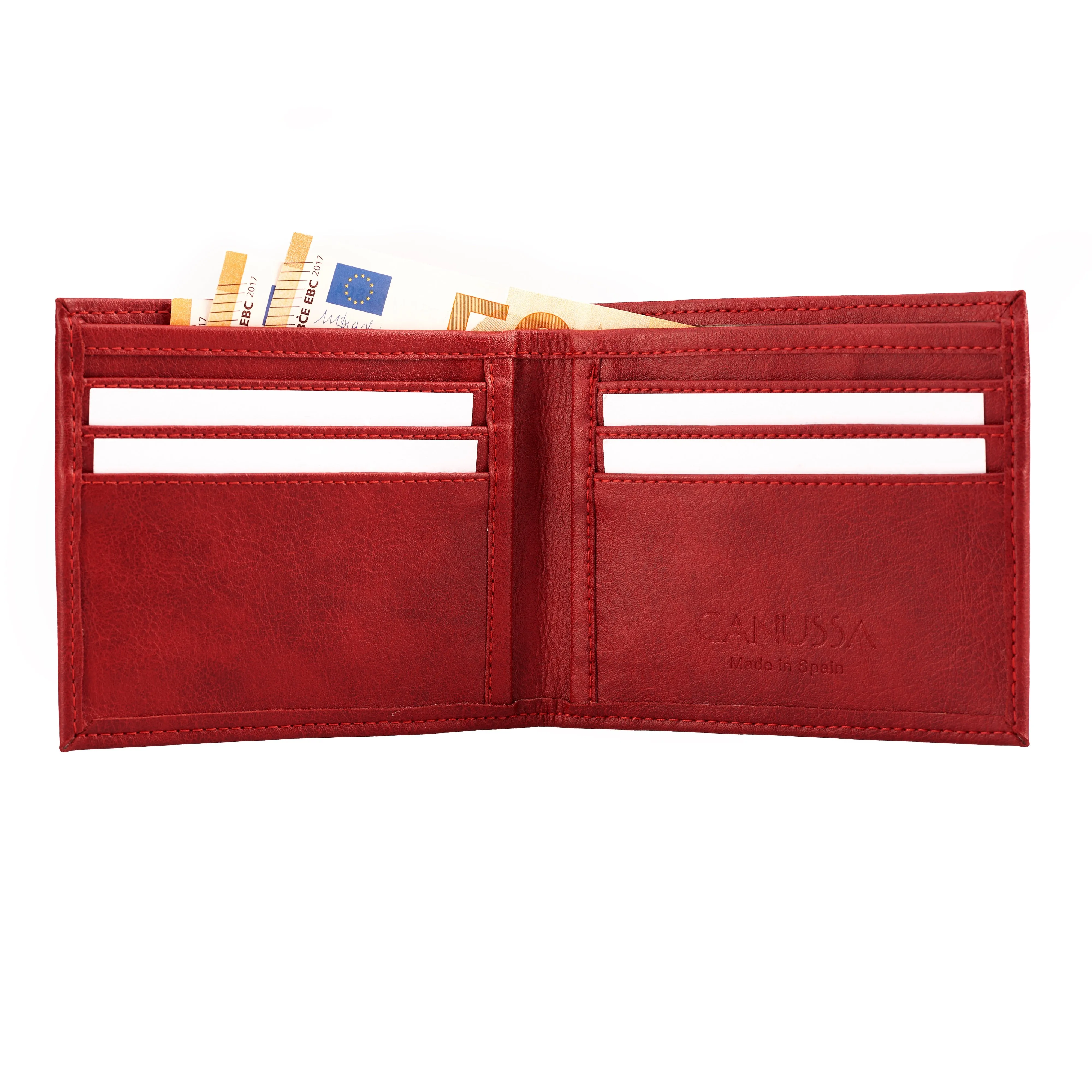 Slim Vegan Wallet Red sold by Ivalo.com product image thumbnail 5