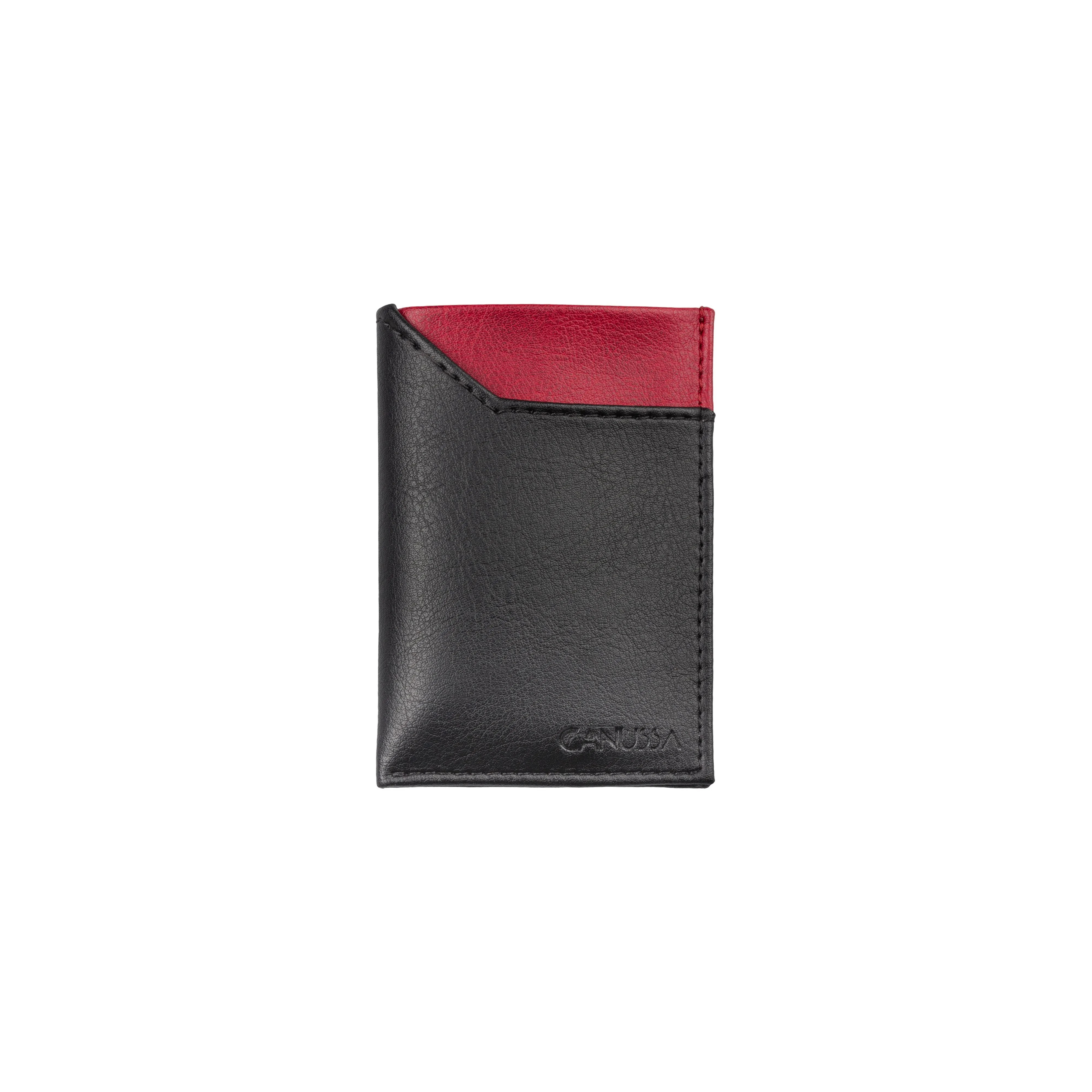 Wallet Vegan Card Holder Black / Red sold by Ivalo.com