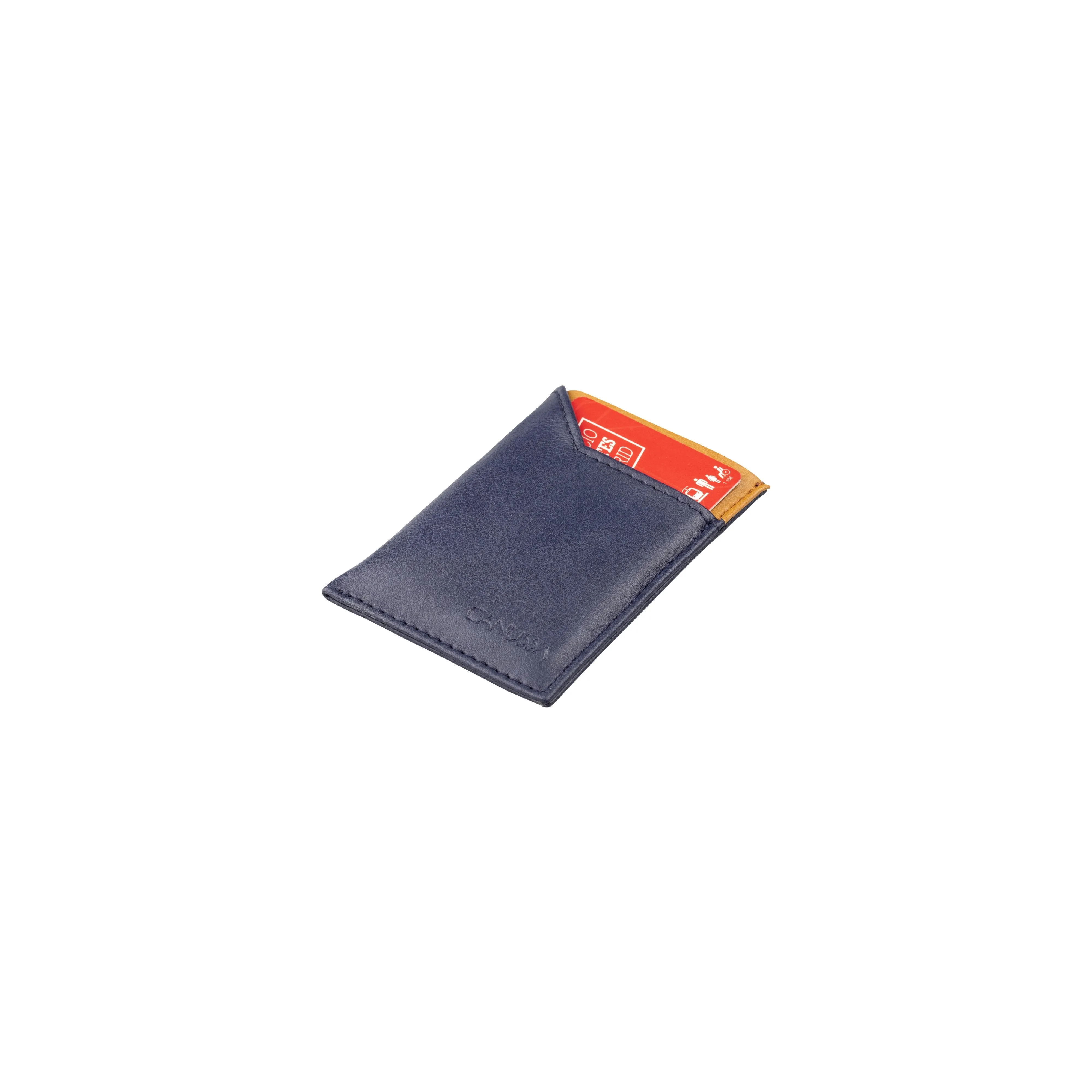 Slim Card Holder Blue / Camel sold by Ivalo.com product image thumbnail 3