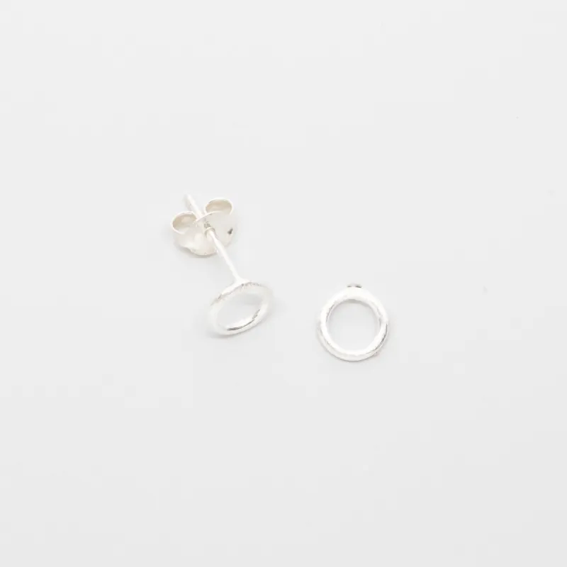 Satin Circle Stud Earrings sold by Ivalo.com