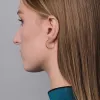 Satin Flat Hoops sold by Ivalo.com