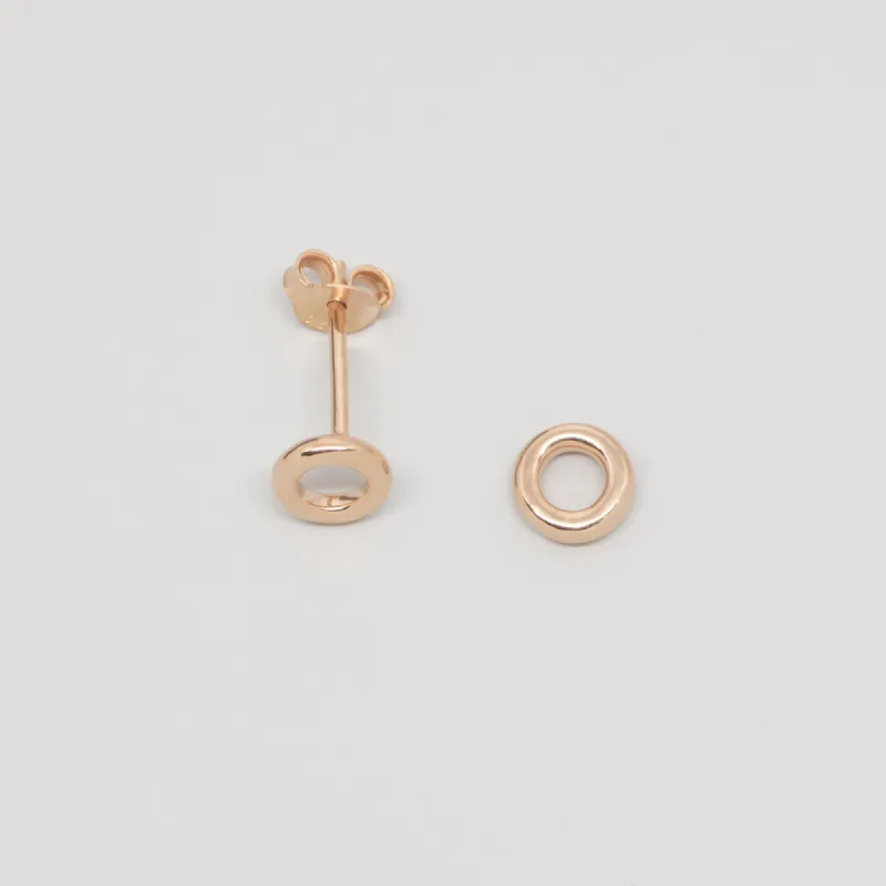 Shiny Circle Stud Earrings sold by Ivalo.com