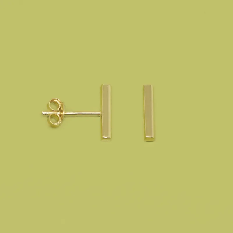 Shiny Bar Stud Earrings sold by Ivalo.com