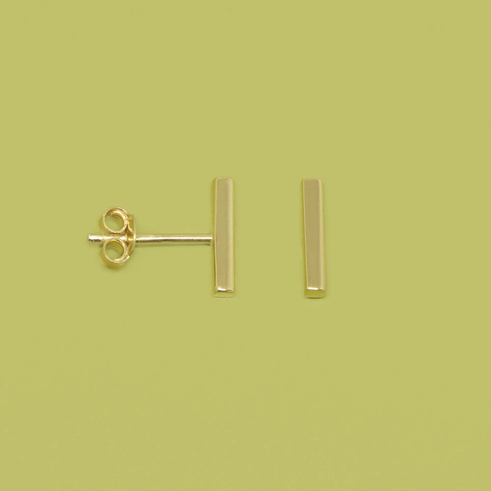 Shiny Bar Stud Earrings sold by Ivalo.com