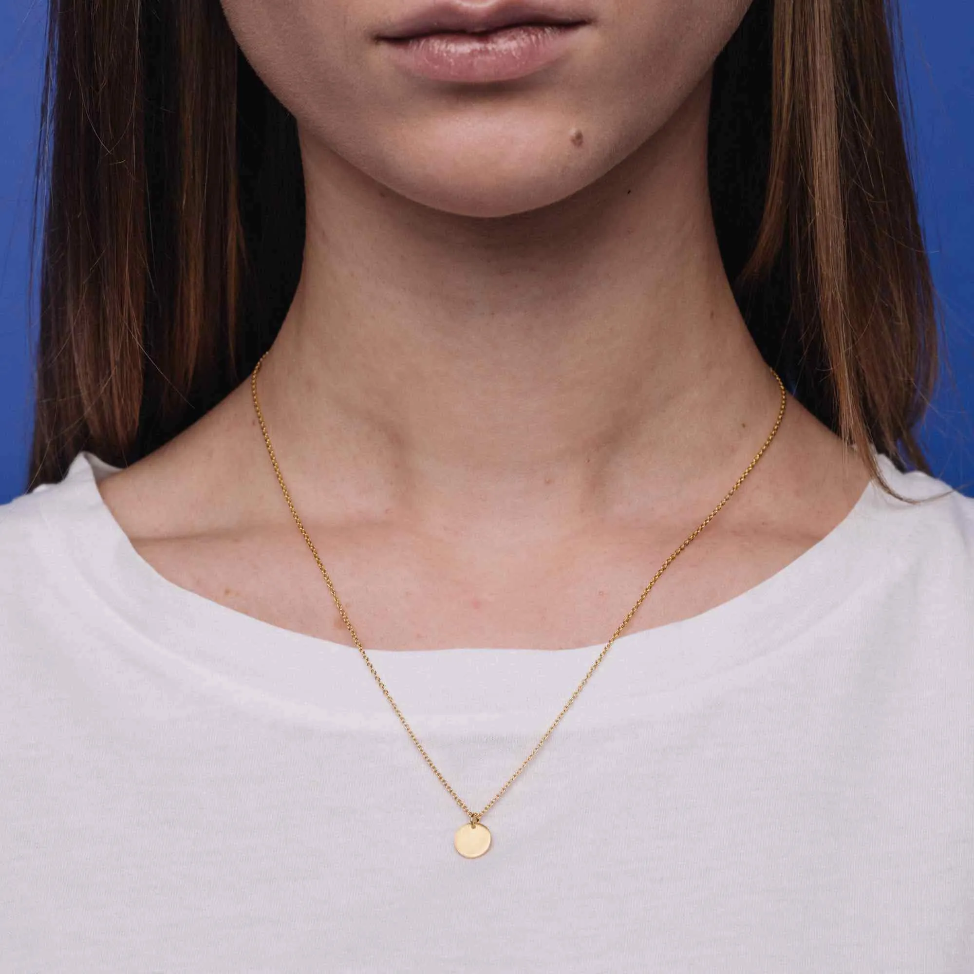 Shiny Disc Necklace sold by Ivalo.com