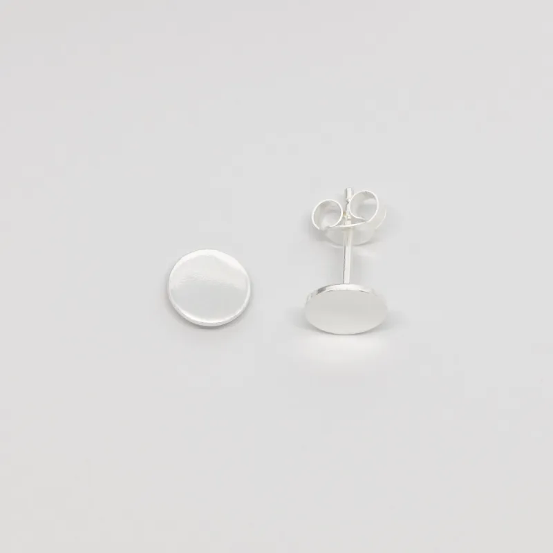 Shiny Disc Stud Earrings sold by Ivalo.com
