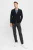 Elias Extra Fine Merino Wool Cardigan Anthracite sold by Ivalo.com