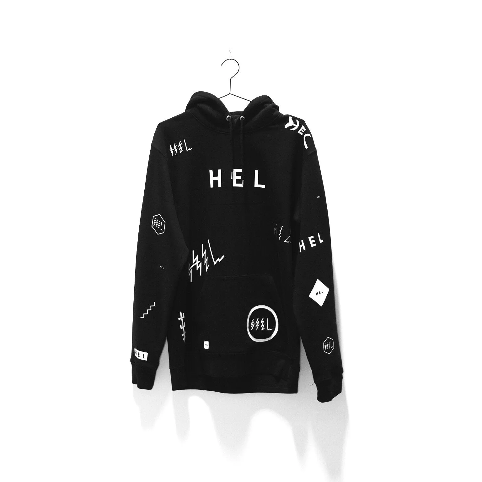 HEL N° 15 | Oversized Black Hoodie sold by Ivalo.com product image thumbnail 4