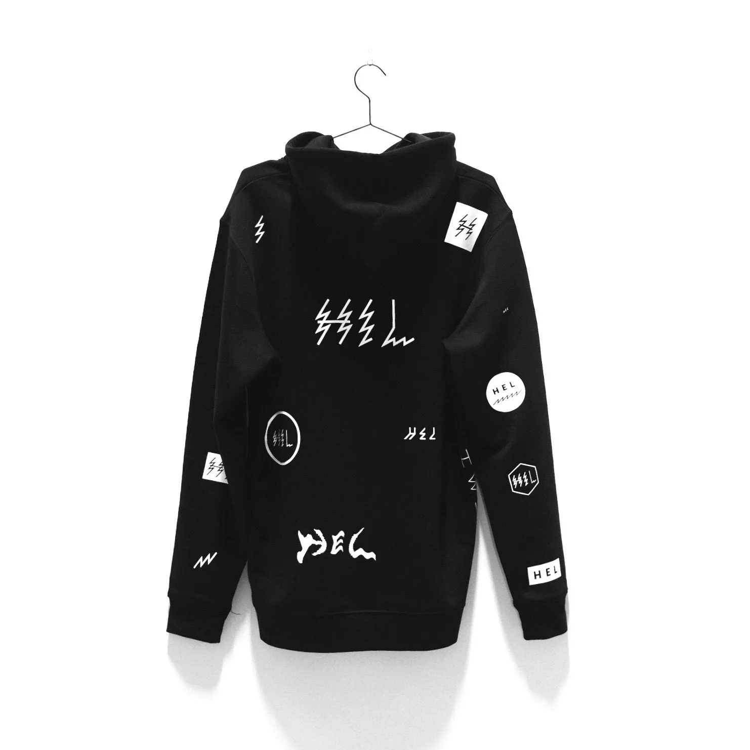 HEL N° 15 | Oversized Black Hoodie sold by Ivalo.com product image thumbnail 5