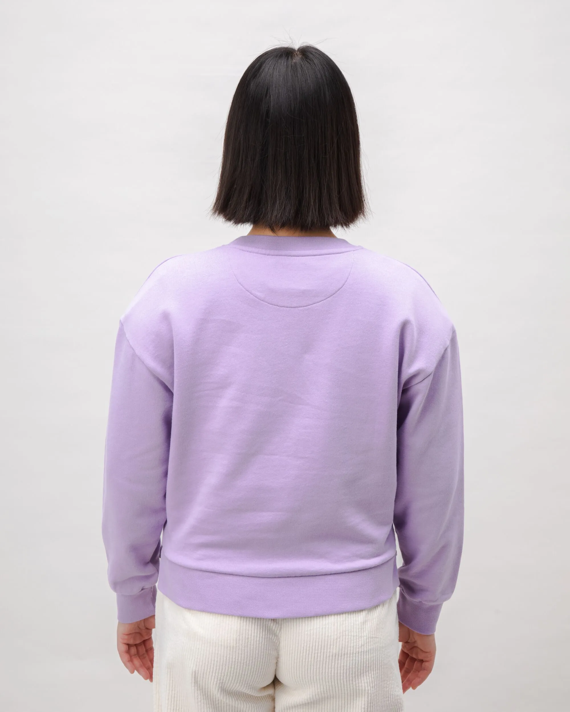 Peanuts Snow Rounded Cotton Sweatshirt Lavander sold by Ivalo.com product image thumbnail 5