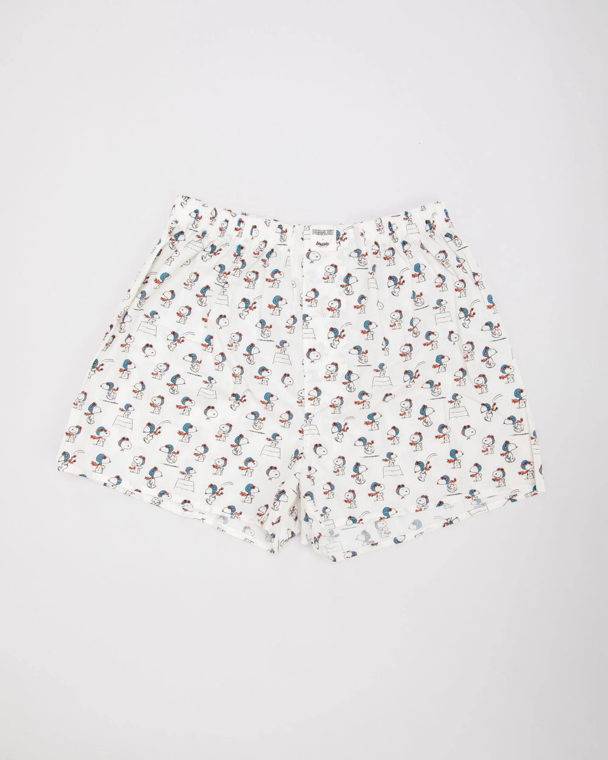Peanuts Flying Ace Cotton Boxers Ecru sold by Ivalo.com