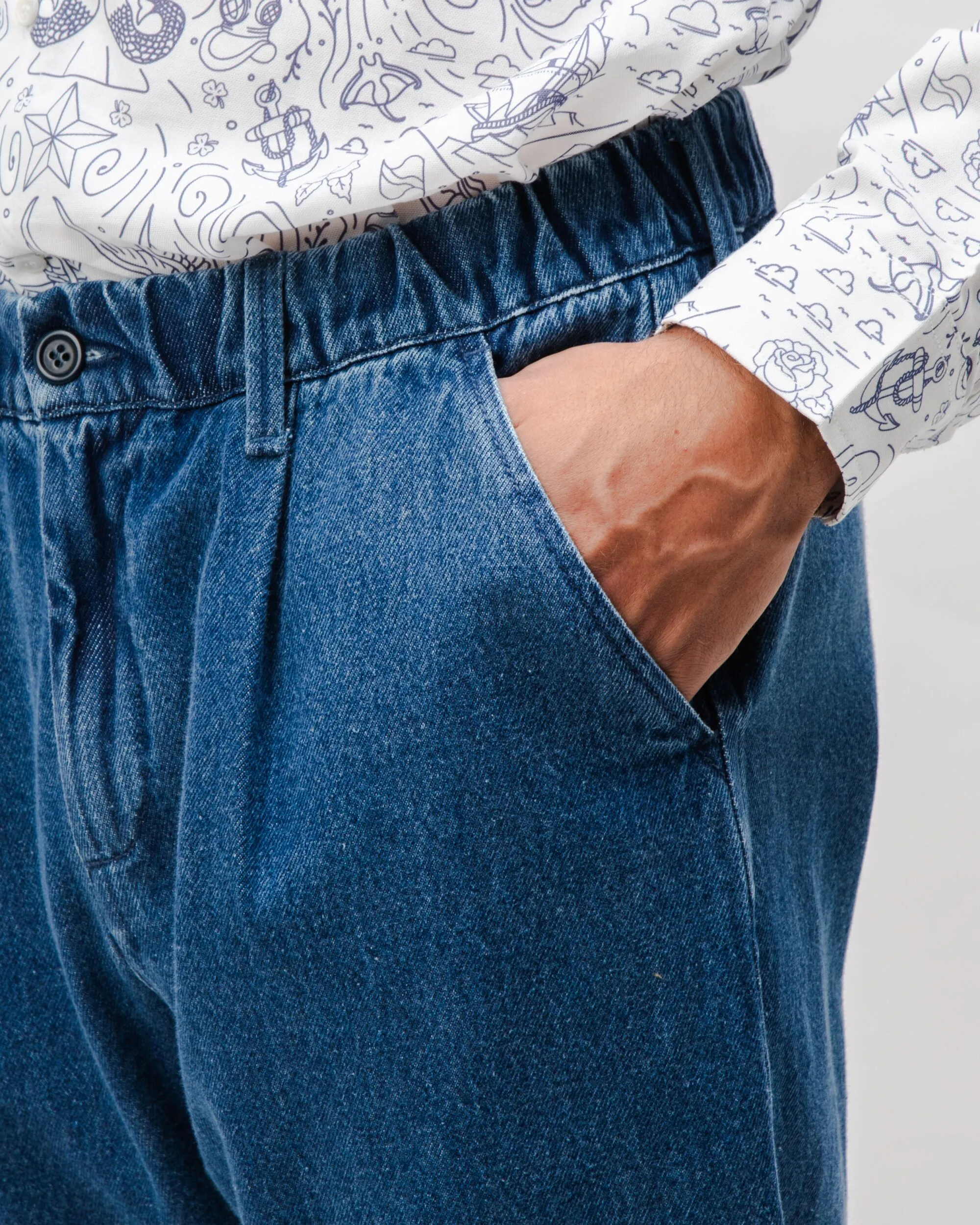 Comfort Chino Denim Pants Indigo sold by Ivalo.com product image thumbnail 4