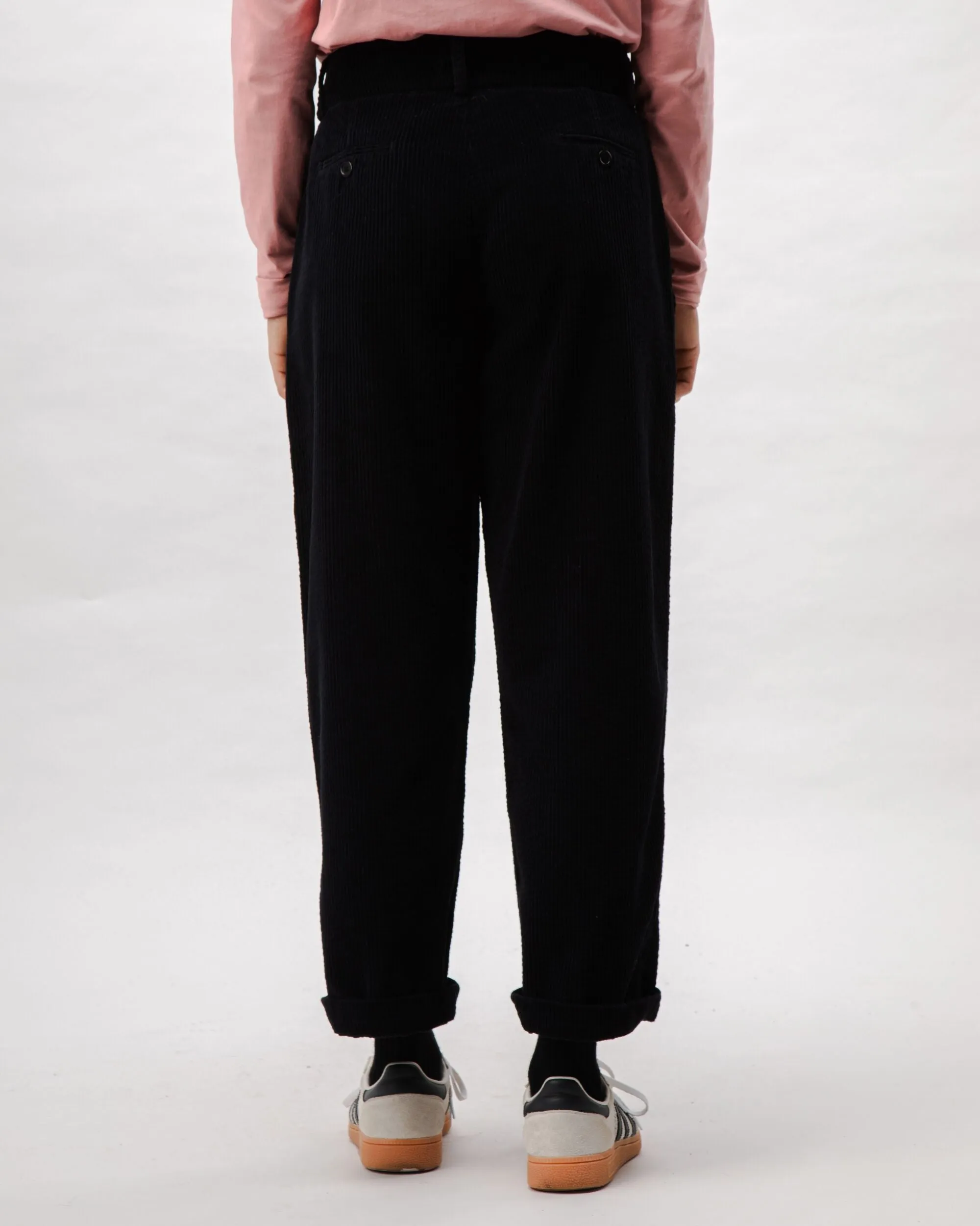 Corduroy Pleated Pants Black sold by Ivalo.com product image thumbnail 4