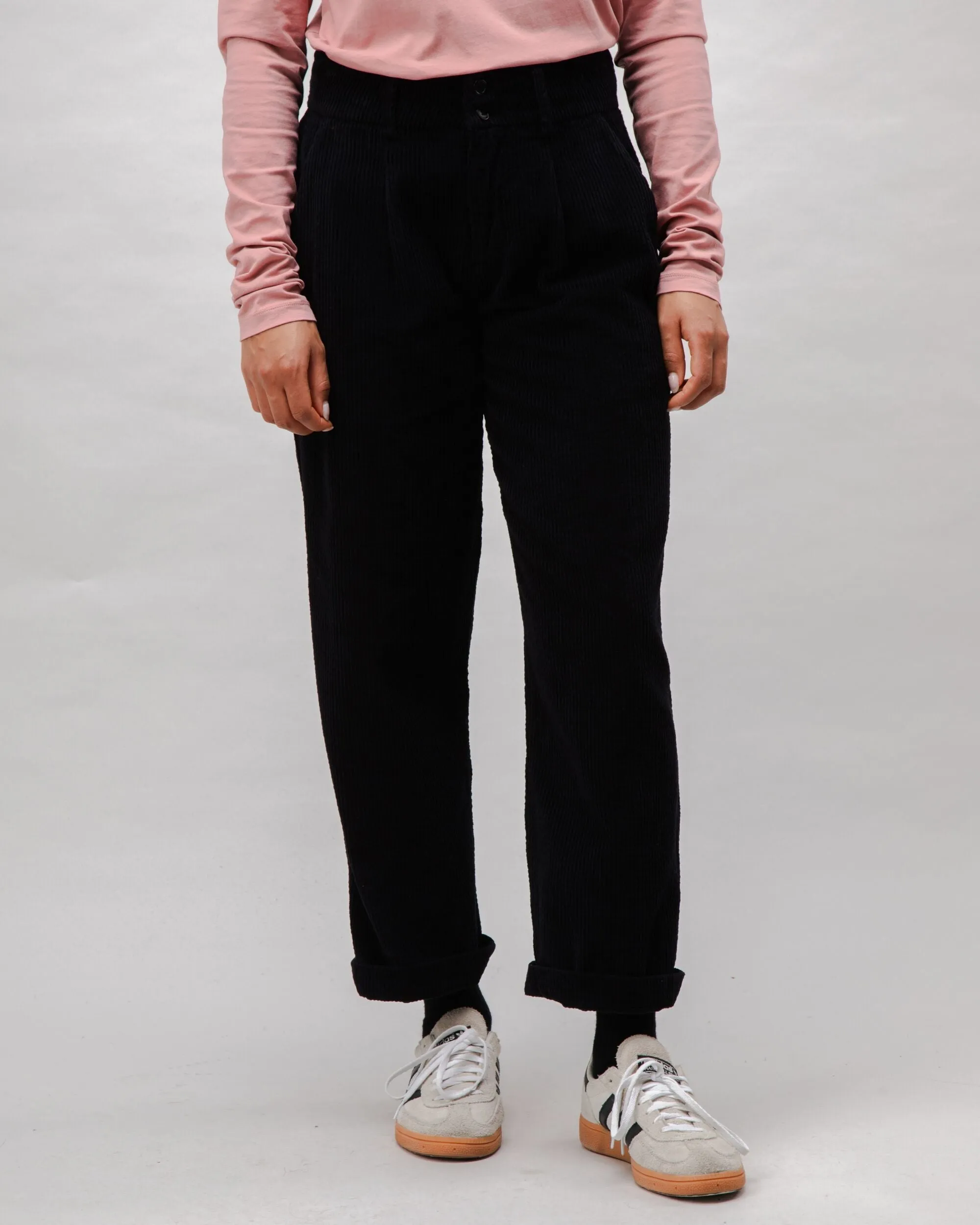 Corduroy Pleated Pants Black sold by Ivalo.com product image thumbnail 2