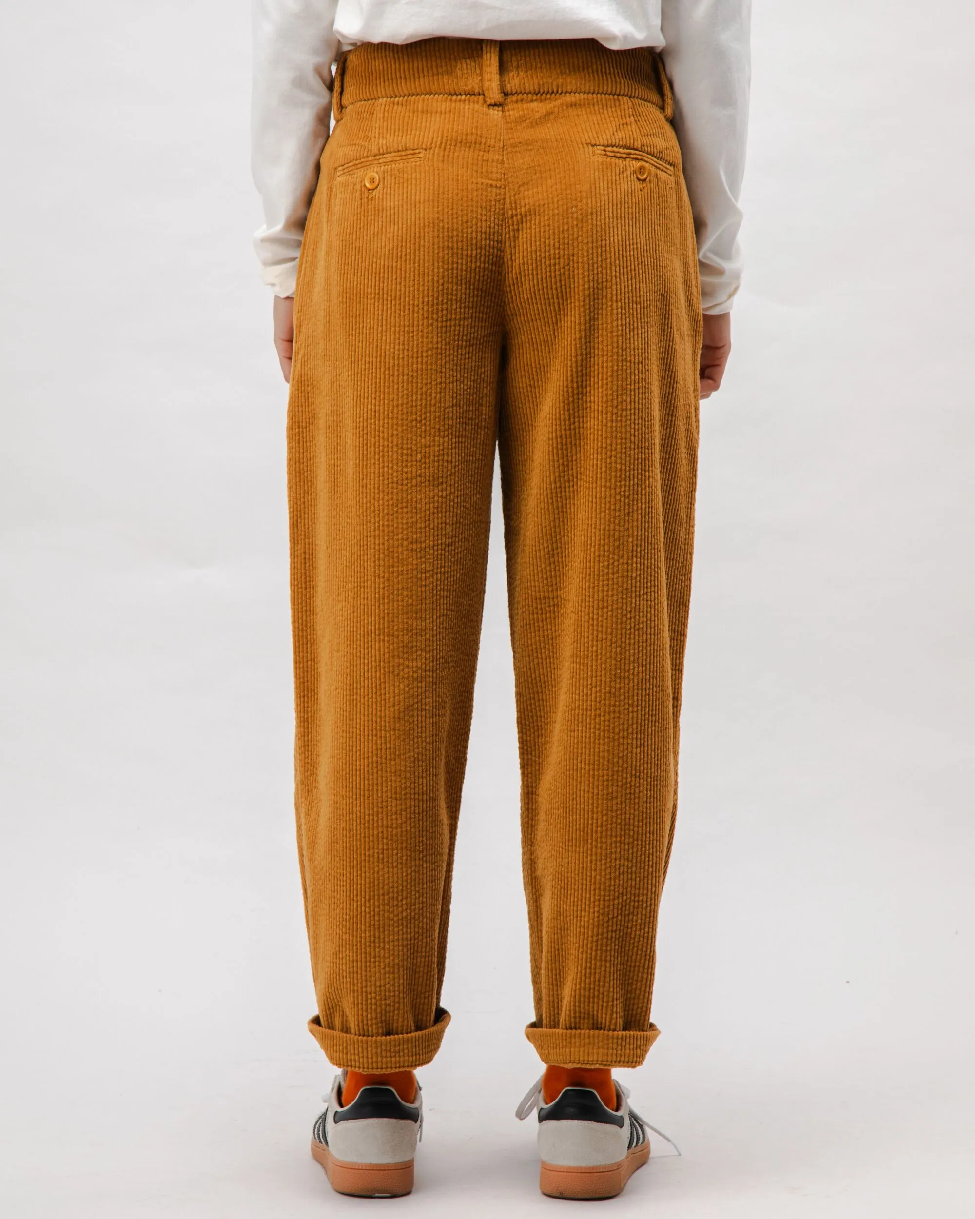 Corduroy Pleated Pants Camel sold by Ivalo.com product image thumbnail 4
