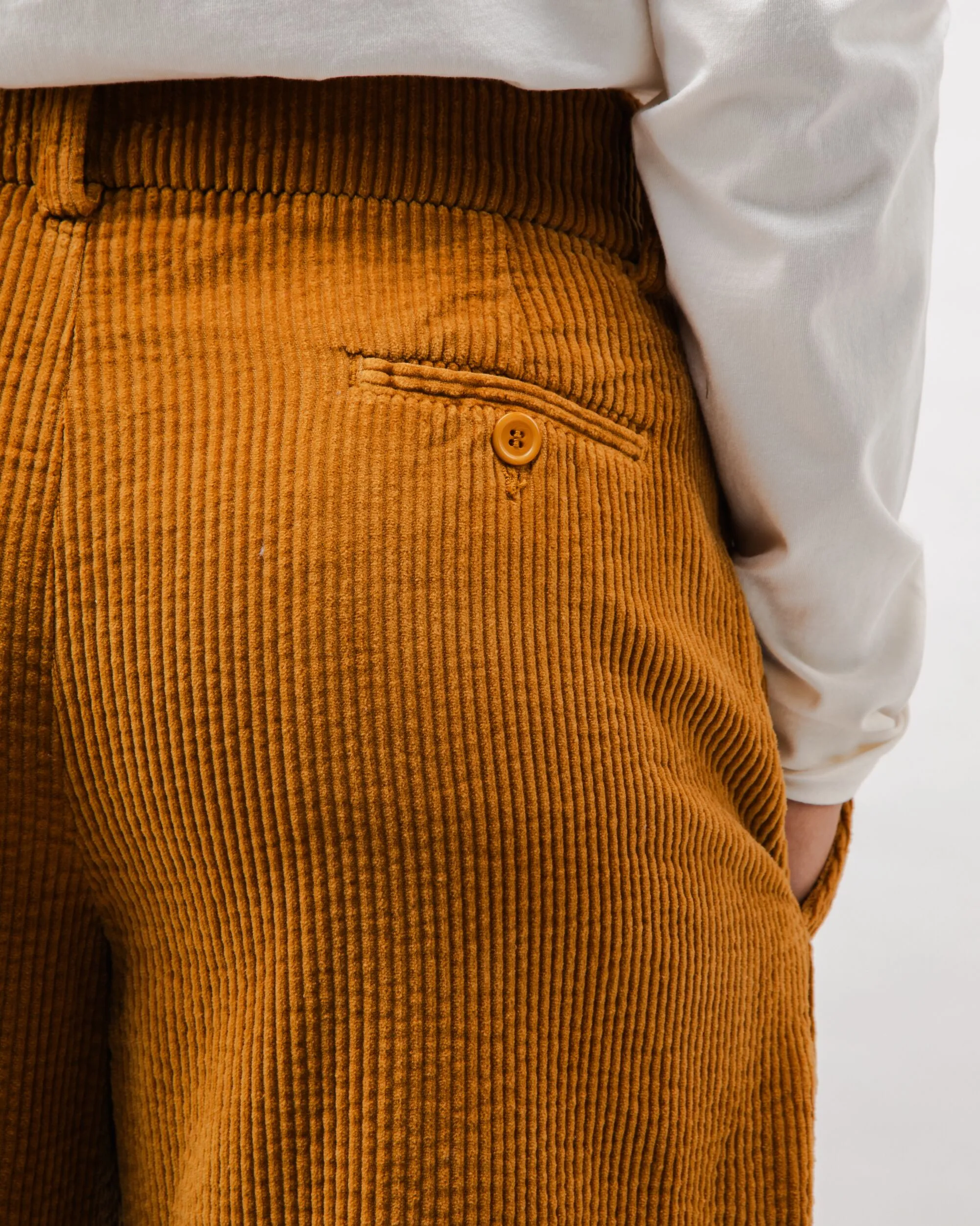 Corduroy Pleated Pants Camel sold by Ivalo.com product image thumbnail 5