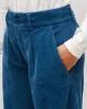 Corduroy Pleated Pants Indigo sold by Ivalo.com