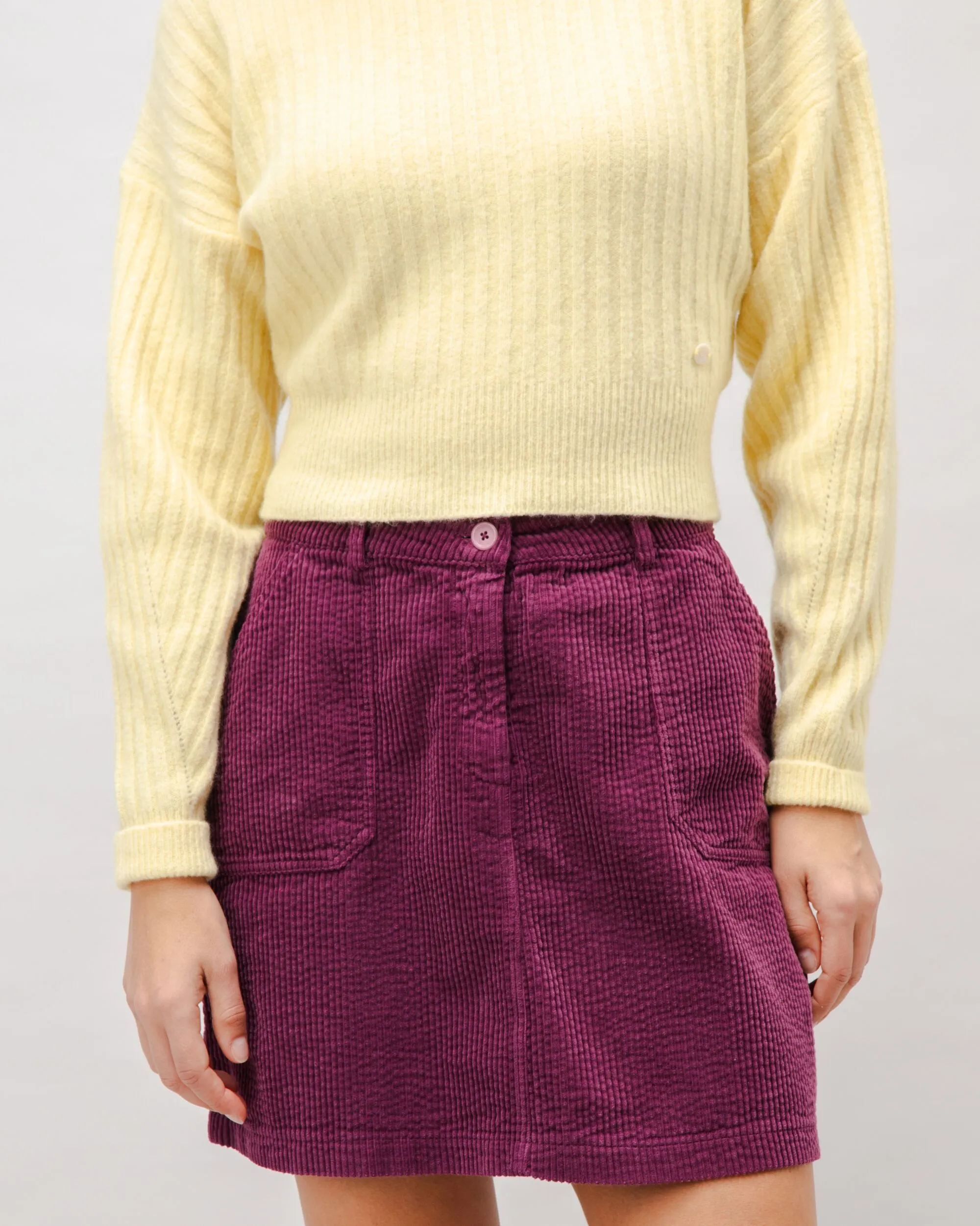 Corduroy Short Skirt Grape sold by Ivalo.com product image thumbnail 2