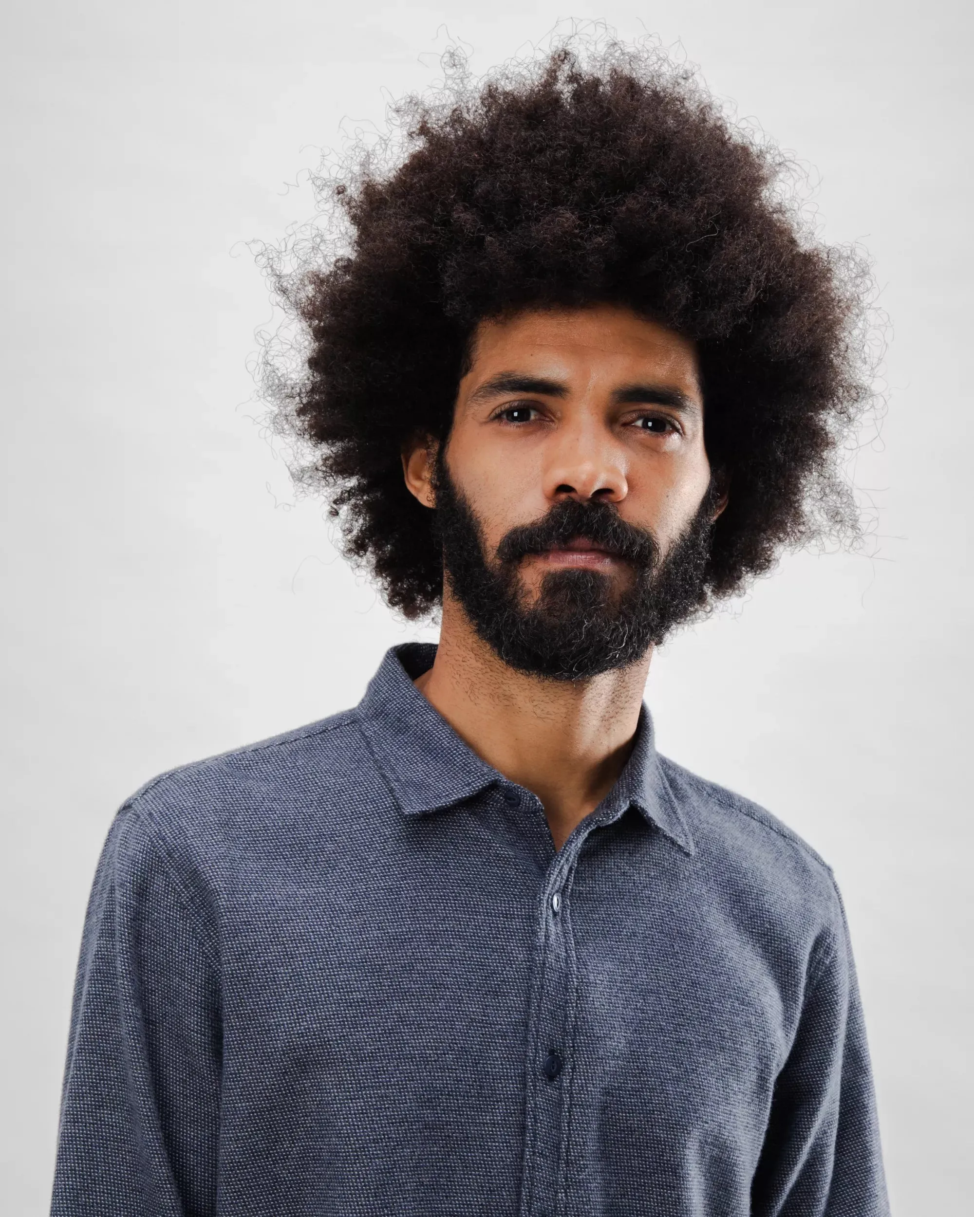 Mouline Flannel Overshirt Dark Grey sold by Ivalo.com product image thumbnail 4