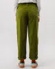 Corduroy Pleated Pants Green sold by Ivalo.com