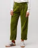 Corduroy Pleated Pants Green sold by Ivalo.com