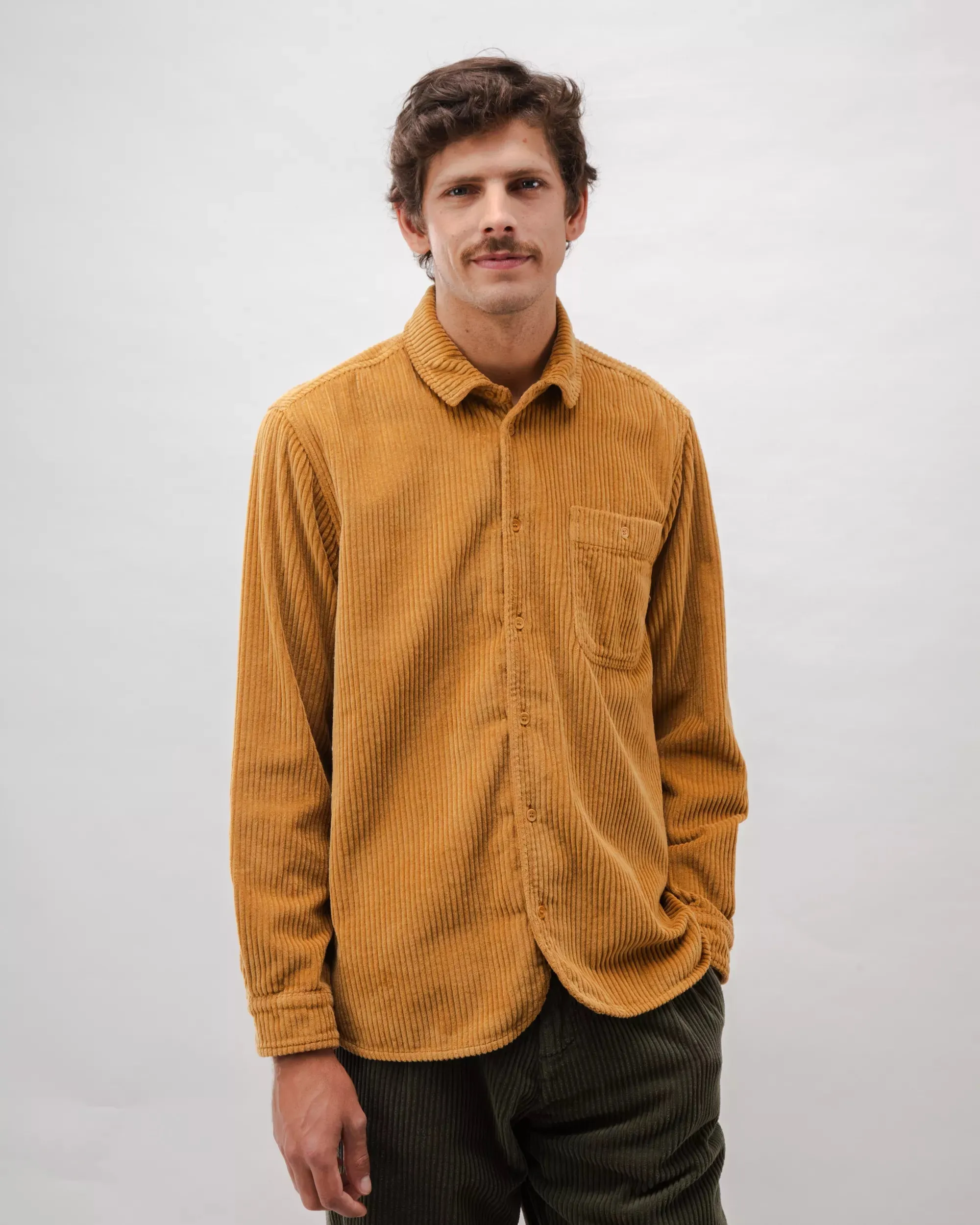 Corduroy Overshirt Camel sold by Ivalo.com product image thumbnail 2