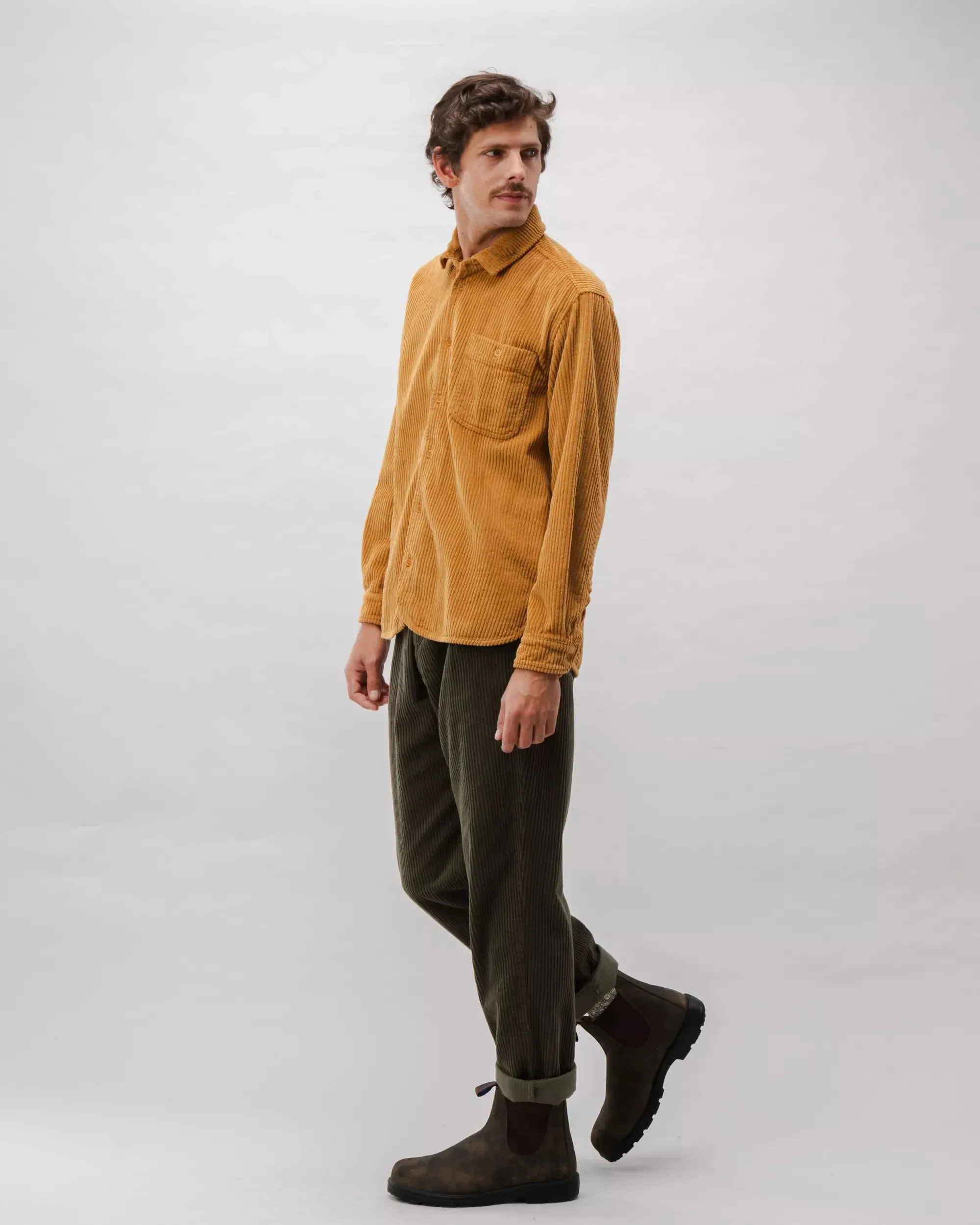 Corduroy Overshirt Camel sold by Ivalo.com product image thumbnail 3