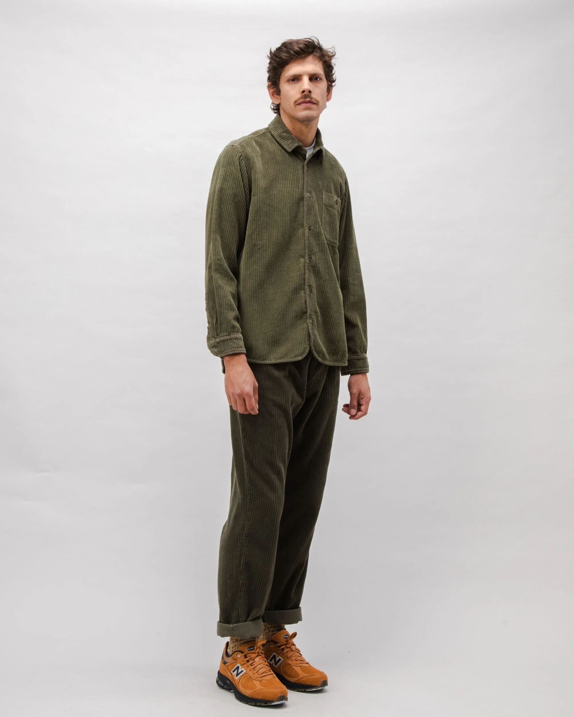 Corduroy Overshirt Stone Green sold by Ivalo.com product image thumbnail 3