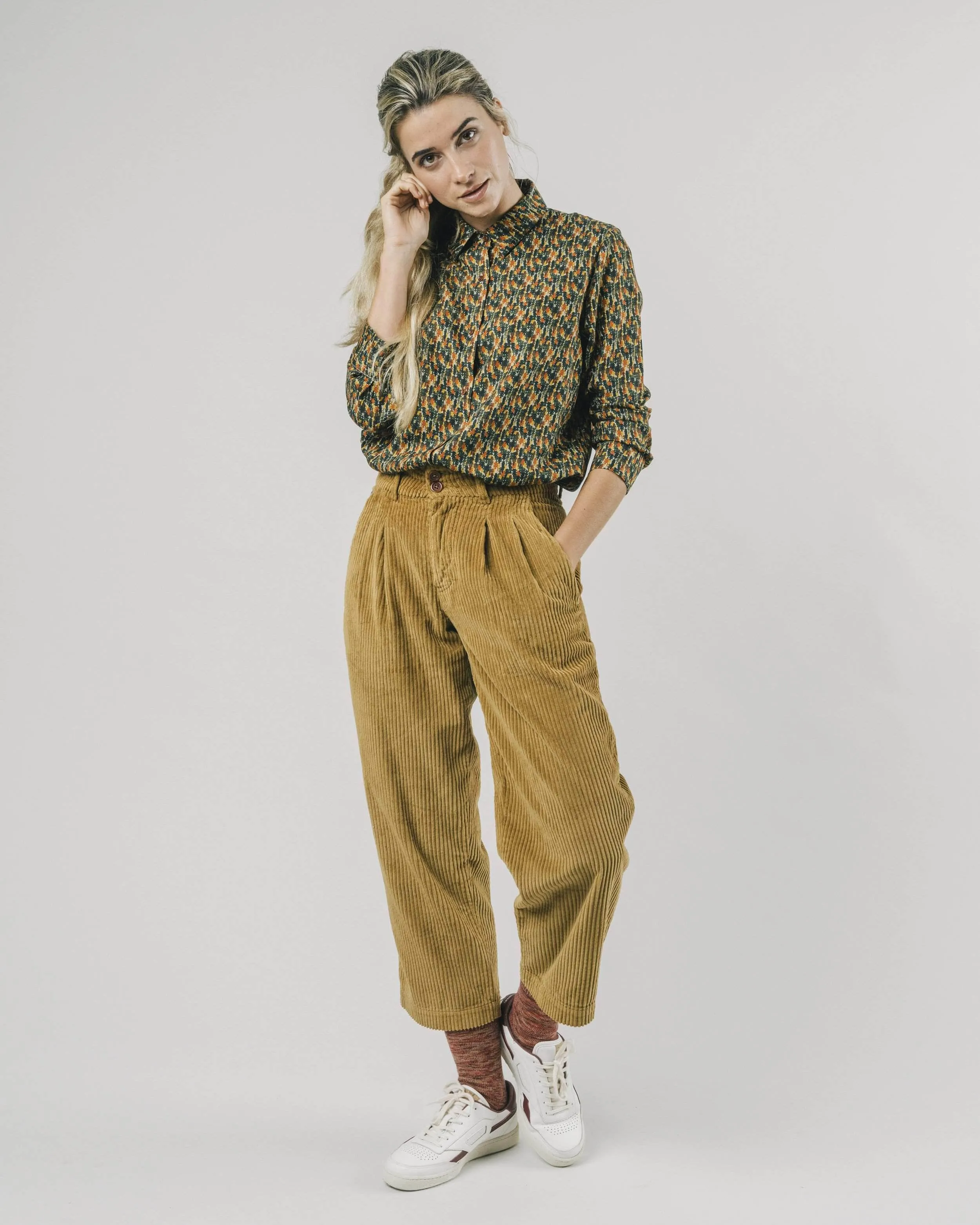 Corduroy Pants Camel sold by Ivalo.com product image thumbnail 4