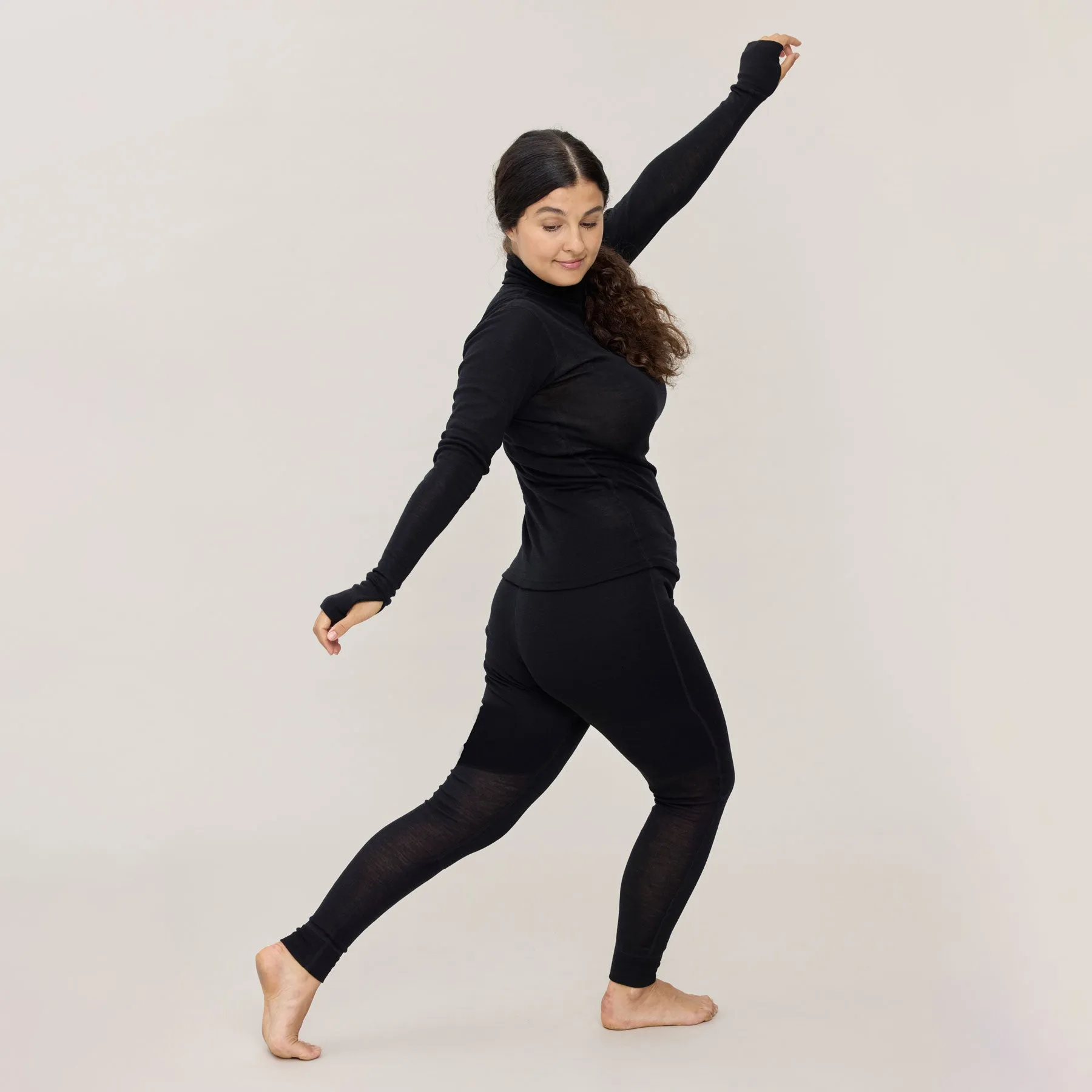 Forest Wool Long John's Black sold by Ivalo.com