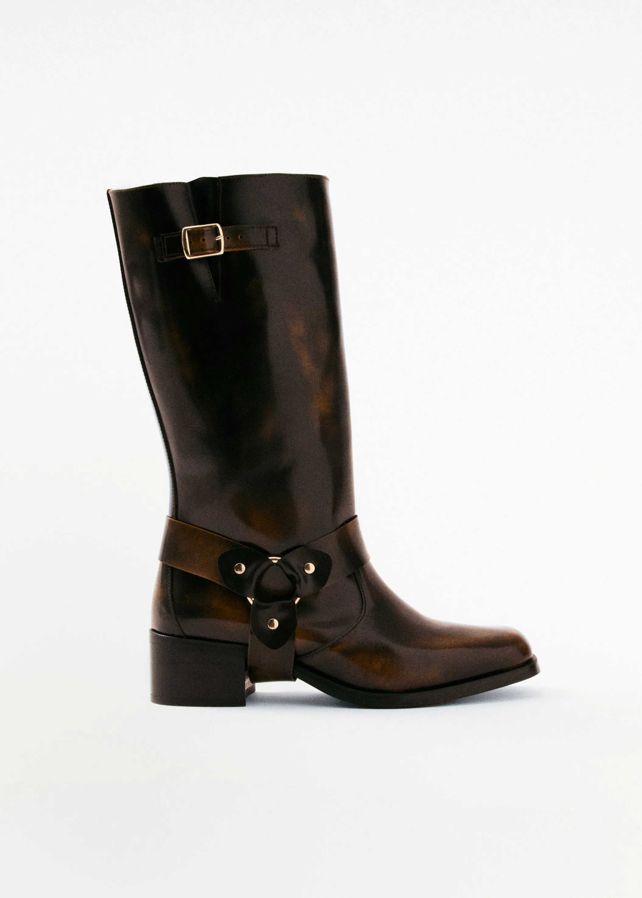 Rocky Brushed Brown Leather Boots sold by Ivalo.com